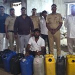 शिरूर तालुक्यात हातभट्टी दारु अड्ड्यावर पोलिसांचा धडक छापा…