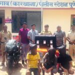 शिरूर तालुक्यातील आरोपींचा दीड किलोमीटर पाठलाग करत पोलिसांनी ठोकल्या बेड्या…