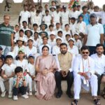 बीडच्या क्रीडा संकुलात सुनेत्रा पवारांची अचानक भेट; खेळाडूंशी साधला संवाद