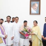 नितीन नबीन यांची सुनेत्रा पवार यांची सदिच्छा भेट; महाराष्ट्रातील विकासकामांवर चर्चा