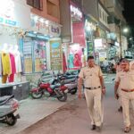 शिरूर पोलिसांची दिपावलीच्या पार्श्वभुमीवर सराफ कट्टा व मुख्य बाजारपेठेत पायी गस्त…